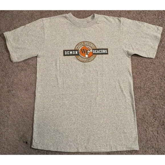 Vintage Cotton Exchange Wake Forest Demon Deacons Football T-Shirt Men's M - Picture 1 of 6